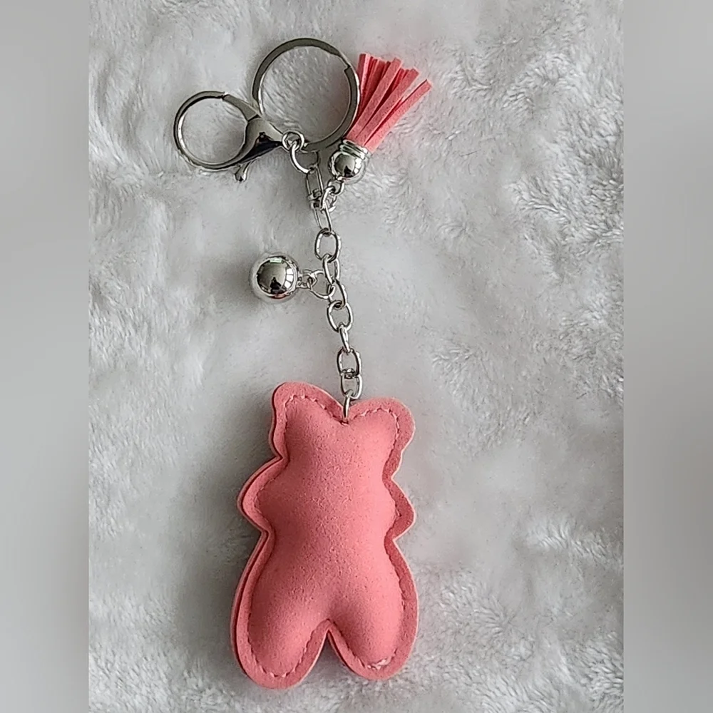 Pink and Red Ballet Shoes Keychain Bag Charm